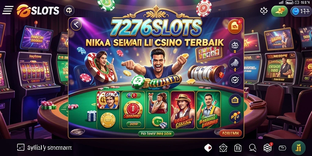 Screenshot gameplay 7276SLOTS yang seru dan interaktif.