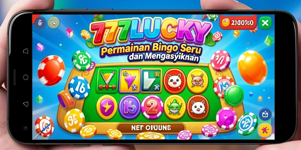 Screenshot utama 777LUCKY menampilkan gameplay Bingo yang seru dan menarik.