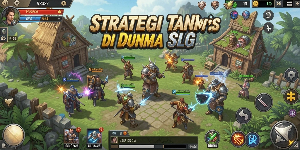 Screenshot menunjukkan gameplay seru dan strategi di 93337.