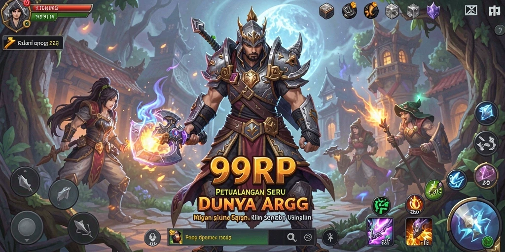 Screenshot 99RP menampilkan gameplay ARPG yang seru dan mendebarkan.