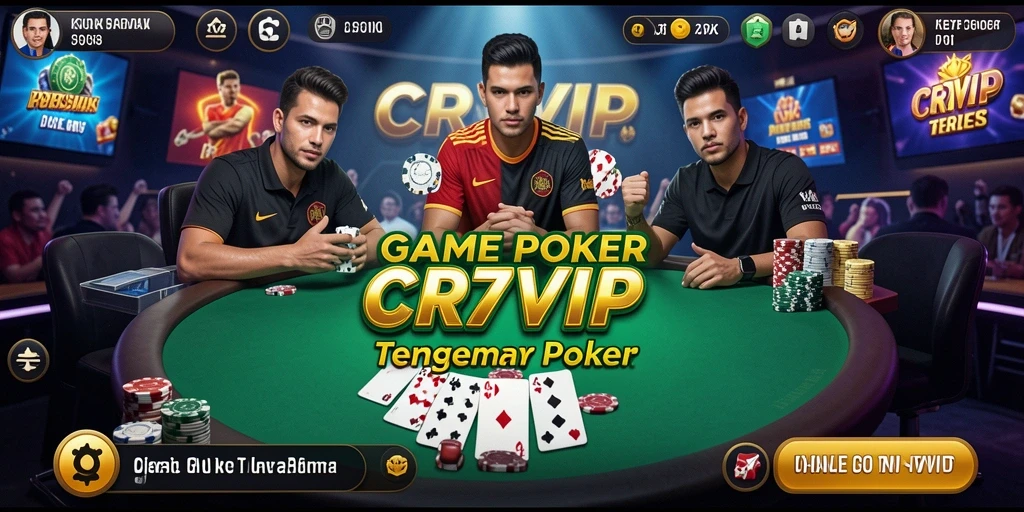 Tampilan gameplay seru di aplikasi CR7VIP Poker.