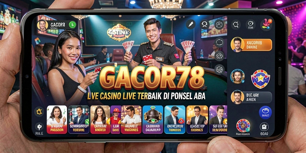 Gameplay Live Casino yang menarik di GACOR78 dengan dealer profesional.