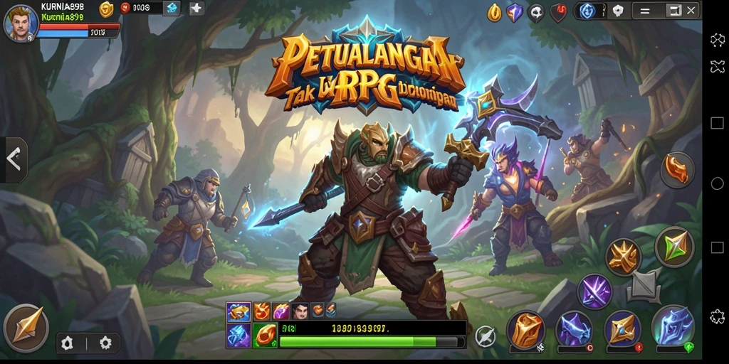 Tampilan gameplay seru dari KURNIA898 yang penuh aksi.