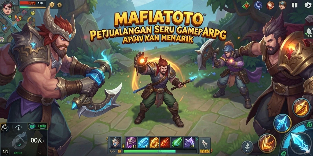 Screenshot MAFIATOTO menampilkan aksi petualangan dalam permainan ARPG.