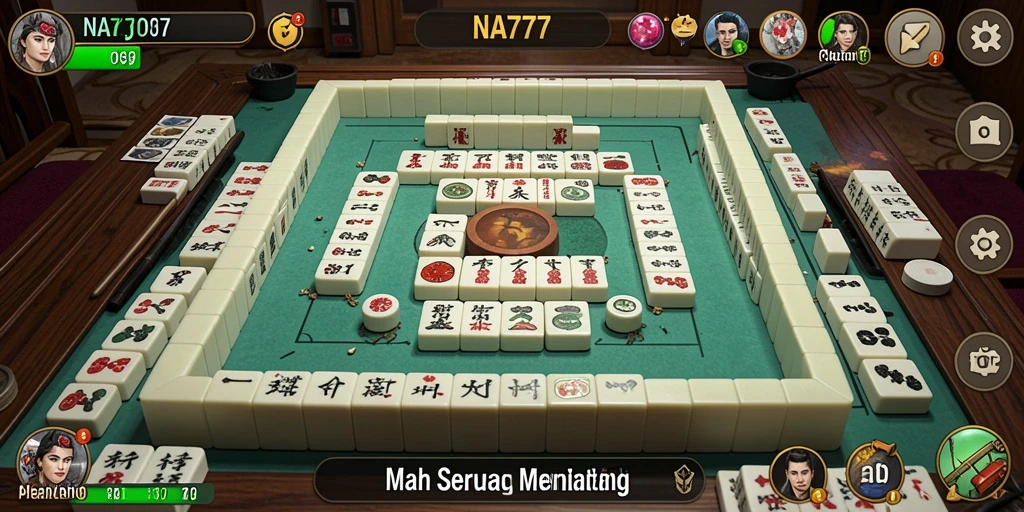 Tampilan gameplay seru Mahjong di NA777.