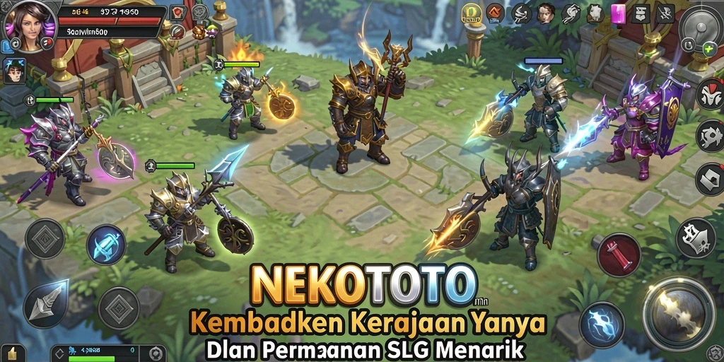 Tampilan gameplay NEKOTOTO yang memukau dan interaktif.