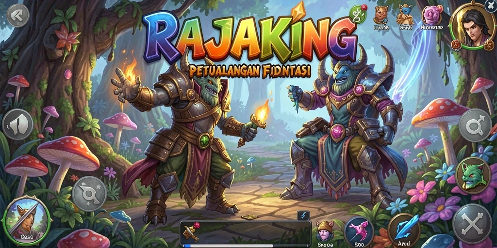 Tampilan menarik dari gameplay Adventure di RAJAKING.
