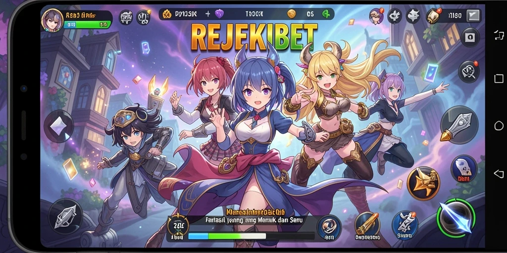 Tampilan gameplay **REJEKIBET** yang menakjubkan dan interaktif.