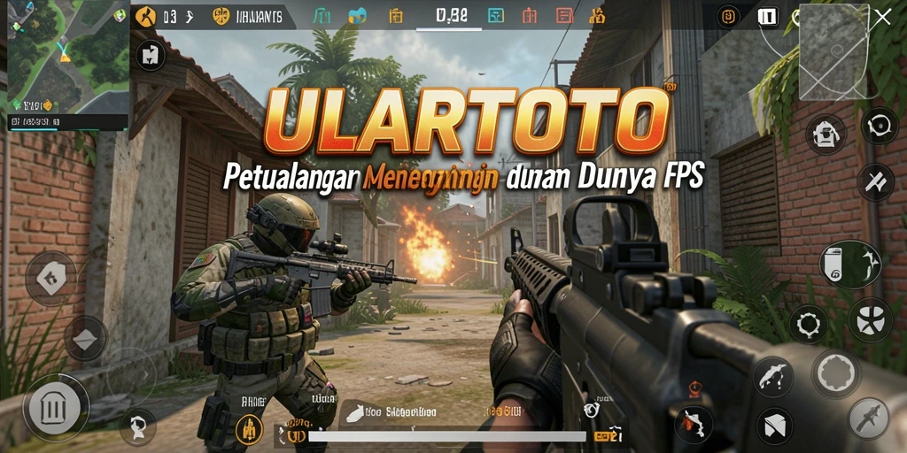 Tangkapan layar menampilkan aksi seru dalam permainan FPS.