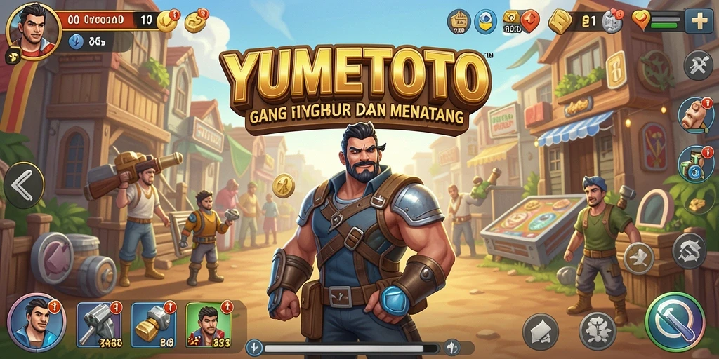 Tampilan gameplay YUMETOTO yang menarik dan penuh strategi.